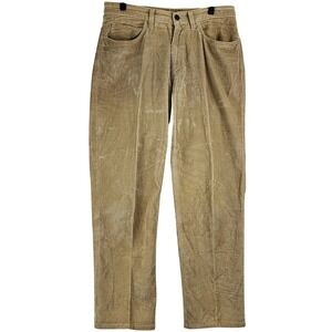 Loro Piana Corduroy Pants Mens 32 Tan Straight Leg Italian Luxury Casual